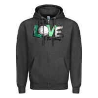 Charcoal Heather for the love of the game golf Zipper Hoodie - Jasminsmagicworld