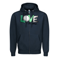 Navy for the love of the game golf Zipper Hoodie - Jasminsmagicworld