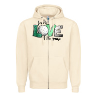 Sandshell for the love of the game golf Zipper Hoodie - Jasminsmagicworld