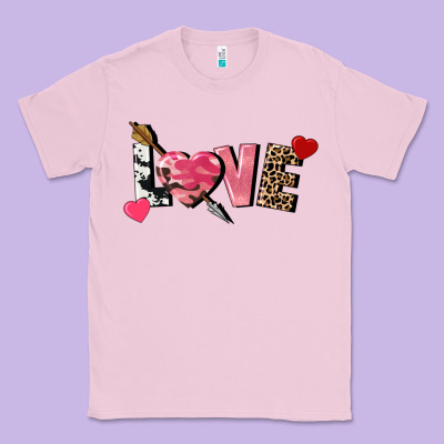 Love Valentine's Day Classic Tee Designed By Fadigitalartstudio