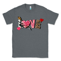 Charcoal Heather Love Valentine's Day Classic Tee - FaDigitalArtStudio