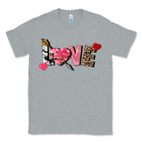 Heather Grey Love Valentine's Day Classic Tee - FaDigitalArtStudio