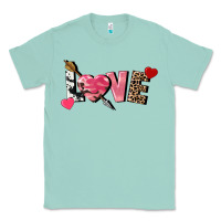 Seafoam Love Valentine's Day Classic Tee - FaDigitalArtStudio