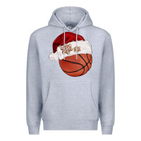 Heather Grey Christmas sports Premium Hoodie - BarkalooDesign