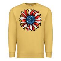 Antique Gold Patriotic Sunflower Premium Sweatshirt - Jasminsmagicworld