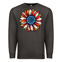 Smoke Patriotic Sunflower Premium Sweatshirt - Jasminsmagicworld