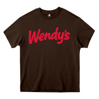 Chocolate Brown wendy's Heavy Core Tee - baoMotion