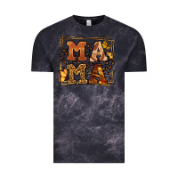 Cloud Black Melanin leopard frame mama Mother's Day Vintage Tee - LillyAllenDesigns