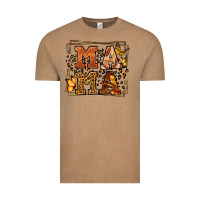 Vintage Coffee Melanin leopard frame mama Mother's Day Vintage Tee - LillyAllenDesigns