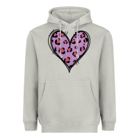 Moon Dust Glitter Purple Leopard Heart Heavyweight Hoodie - Jasminsmagicworld