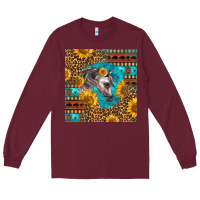 Burgundy arabian horse Long Sleeve Tee - LillyAllenDesigns