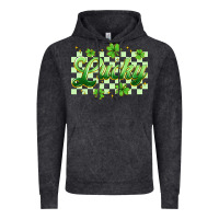 Vintage Black checkered lucky Vintage Hoodie - Artiststas