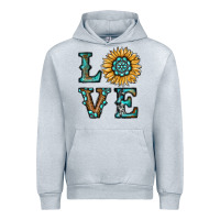 Heather Grey sunflower love Urban Hoodie - RanaPortraitStore