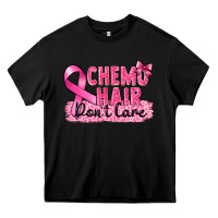 Black Breast Cancer Chemo hair don't care Heavy Core Tee - FaDigitalArtStudio