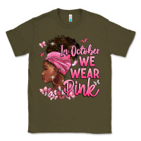 Army Green in october we wear pink Classic Tee - BarkalooDesign