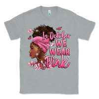 Heather Grey in october we wear pink Classic Tee - BarkalooDesign