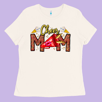 Cheer Mom Ladies Tee Designed By Cowhidedigitalart