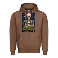Chestnut let it snow Zipper Hoodie - RanaPortraitStore