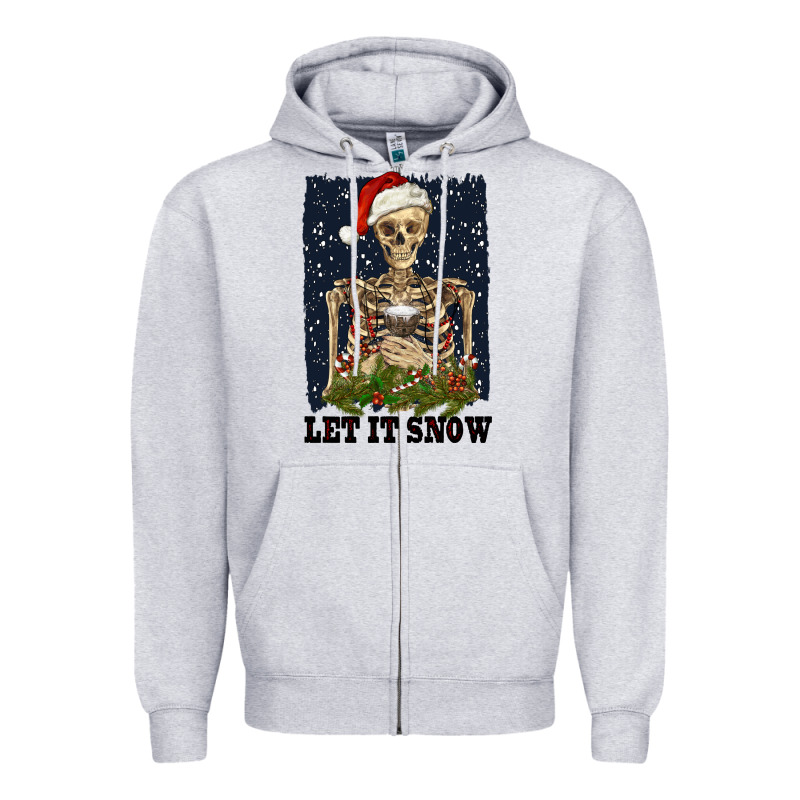 Let It Snow Zipper Hoodie by RanaPortraitStore | Teevron