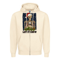 Sandshell let it snow Zipper Hoodie - RanaPortraitStore