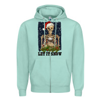 Seafoam let it snow Zipper Hoodie - RanaPortraitStore