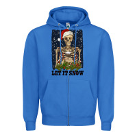 True Royal let it snow Zipper Hoodie - RanaPortraitStore