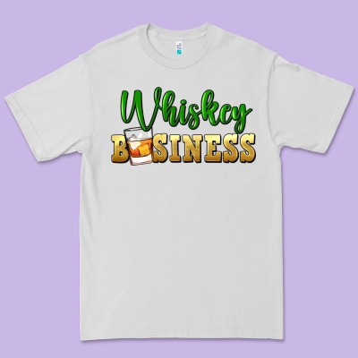 Whiskey Business Premium Tee Designed By Fadigitalartstudio