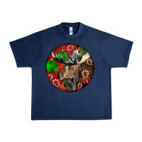 Navy moose buck deer christmas Urban Heavy Tee - LillyAllenDesigns