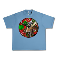 Pebble Blue moose buck deer christmas Urban Heavy Tee - LillyAllenDesigns
