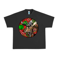 Pigment Black moose buck deer christmas Urban Heavy Tee - LillyAllenDesigns