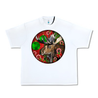White moose buck deer christmas Urban Heavy Tee - LillyAllenDesigns