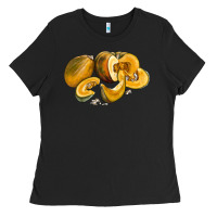 Black Pumpkin Ladies Tee - LillyAllenDesigns