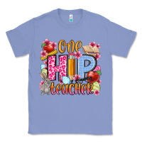 Colony Blue Easter Day One hip Teacher Classic Tee - OliviaCreatesArt