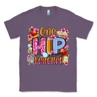 Lavender Easter Day One hip Teacher Classic Tee - OliviaCreatesArt