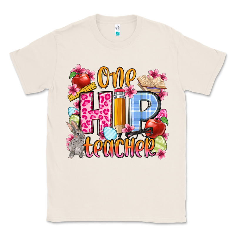 Easter Day One Hip Teacher Classic Tee by OliviaCreatesArt | Teevron