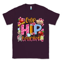 Plum Easter Day One hip Teacher Classic Tee - OliviaCreatesArt