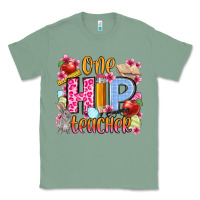 Sage Easter Day One hip Teacher Classic Tee - OliviaCreatesArt