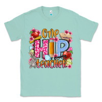 Seafoam Easter Day One hip Teacher Classic Tee - OliviaCreatesArt