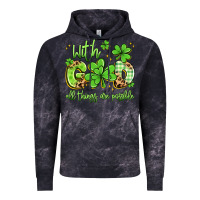 Cloud Black with god all things are possible Vintage Hoodie - Artiststas