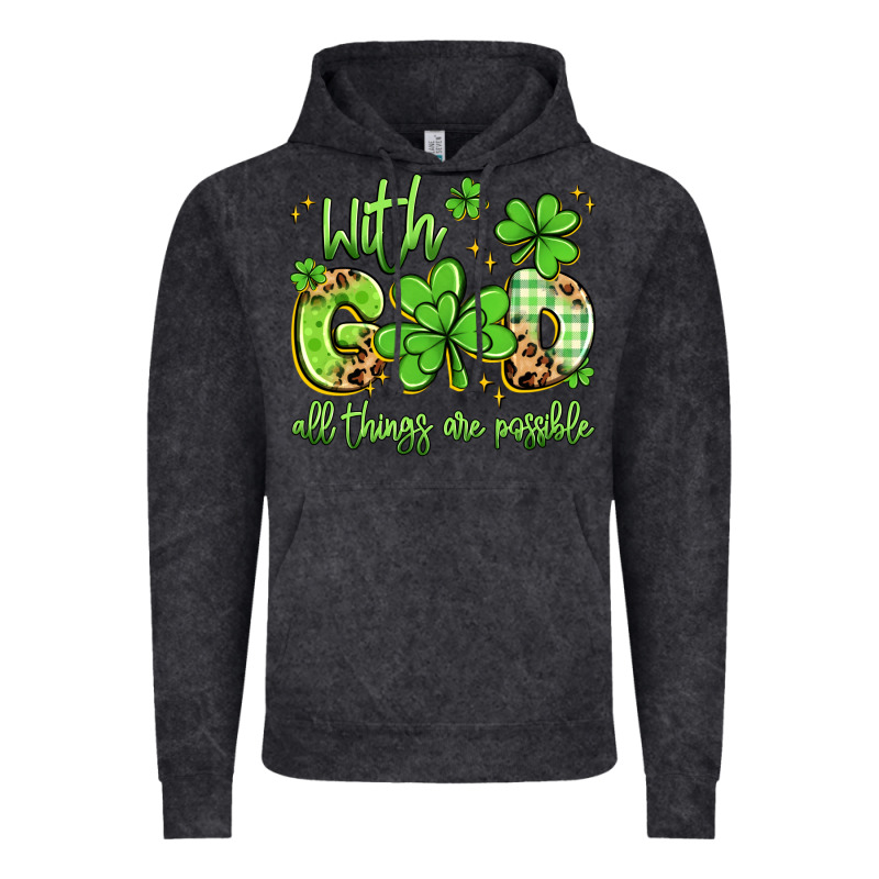With God All Things Are Possible Vintage Hoodie by Artiststas | Teevron