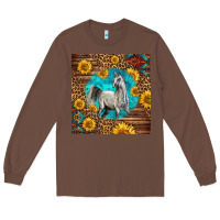Chestnut arabian horse Long Sleeve Tee - LillyAllenDesigns