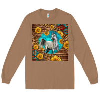 Toasted Coconut arabian horse Long Sleeve Tee - LillyAllenDesigns