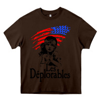 Chocolate Brown les deplorables Heavy Core Tee - baoMotion