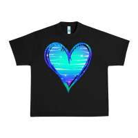 Black Mermaid Heart Urban Heavy Tee - Jasminsmagicworld