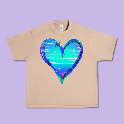 Mermaid Heart Urban Heavy Tee Designed By Jasminsmagicworld