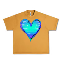 Peanut Butter Mermaid Heart Urban Heavy Tee - Jasminsmagicworld