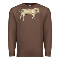 Chestnut charolais bull Premium Sweatshirt - RanaPortraitStore