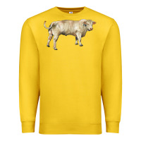 Lemon charolais bull Premium Sweatshirt - RanaPortraitStore