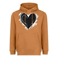 Meerkat black glitter heart Heavyweight Hoodie - Jasminsmagicworld