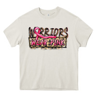 Cream Warriors wear pink Heavy Core Tee - FaDigitalArtStudio